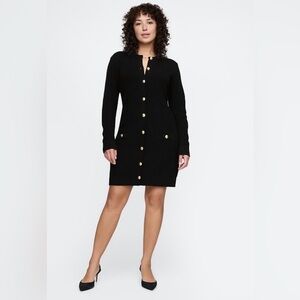 Gap Winter Fall Shaker-Stitch Mini Shift Sweater Dress NWT M Executive Office
